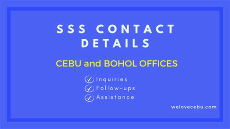 sss office cebu|SSS Offices Contact Details Cebu and Bohol .